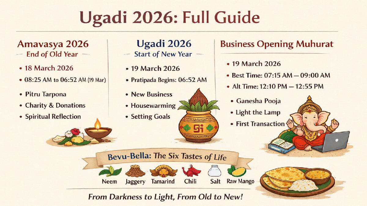 Ugadi 2026: New Year Rituals, Timings & Business Opening Muhurat