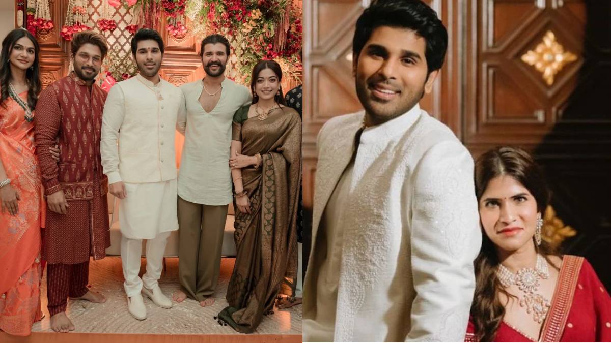 ತಿರುಪತಿ ದರ್ಶನ ಮುಗಿಸಿ ಸಿರೀಶ್ ಮದುವೆಗೆ ಬಂದ 'ವಿರೋಶ್' - ಅಲ್ಲು ಸ್ಟುಡಿಯೋದಲ್ಲಿ ತಾರೆಯರ ಸಮಾಗಮ!!