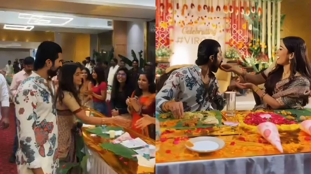 ವಿರೋಷ್' ಸಂಭ್ರಮ - ವೈರಲ್ ಆಯ್ತು ರಶ್ಮಿಕಾ-ವಿಜಯ್ ಪ್ರೀತಿಯ ವೀಡಿಯೋ!!