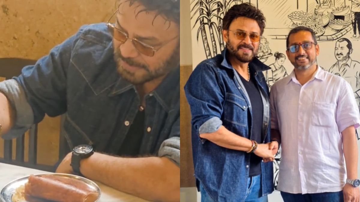 Venkatesh Daggubati and Rezwan Razack Share Memorable Breakfast at Vidyarthi Bhavan
