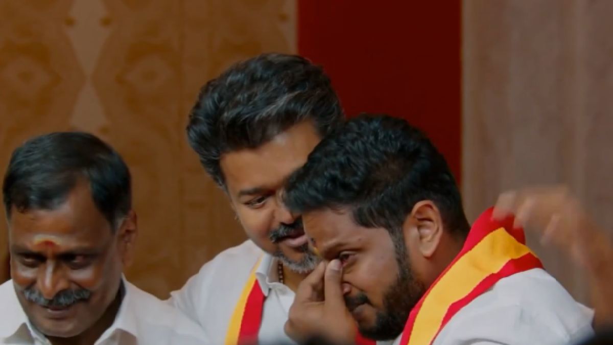 Vijay Names Driver’s Son Sabarinathan as TVK Candidate in Emotional 2026 Election Moment