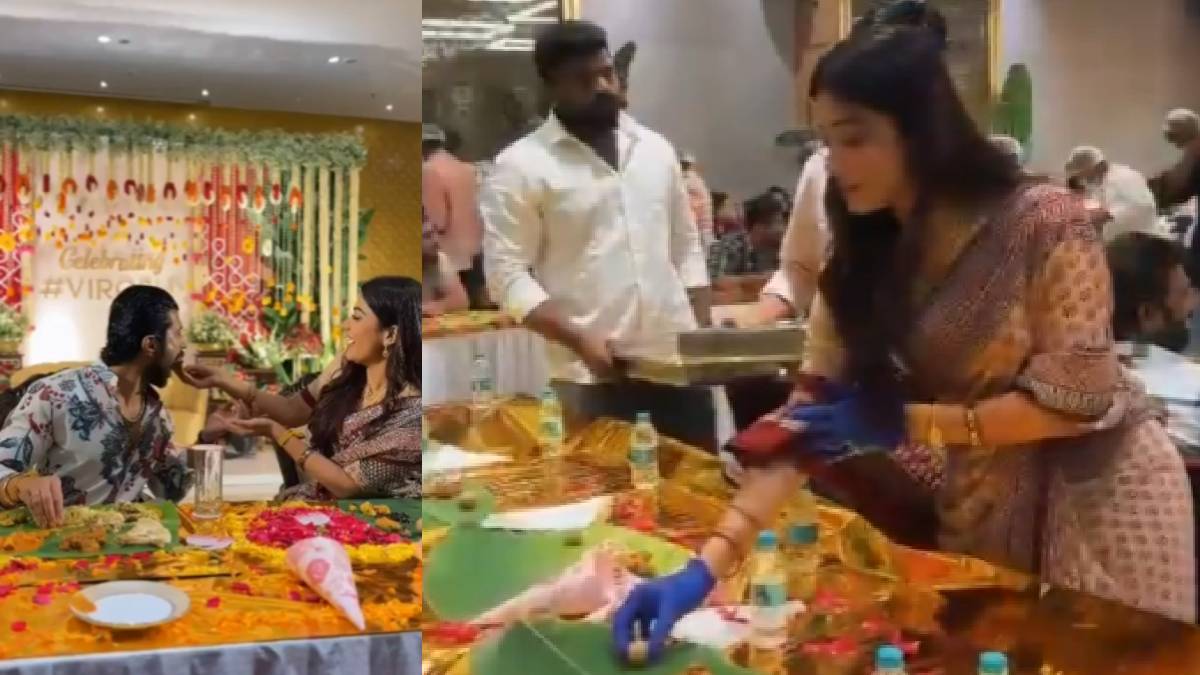 Lunch with Fans: Vijay Deverakonda and Rashmika Mandanna in Hyderabad | Photo Credit: https://x.com/GulteOfficial