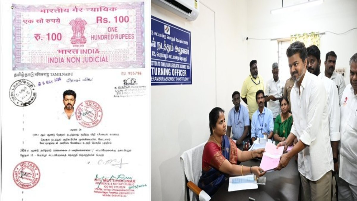 Vijay Files Nomination from Perambur, Declares ₹520 Crore Assets