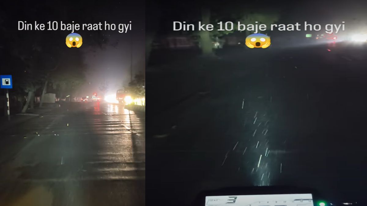 Viral 10 AM Dark Sky Video Sparks Panic: Thunderstorm Turns Day Into Night