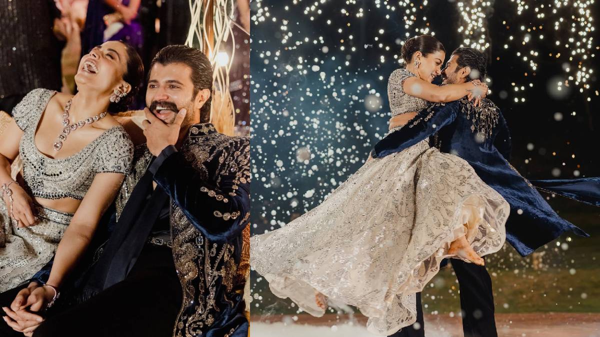 Love, Laughter and Dance Night – Rashmika Mandanna and Vijay’s Memorable Sangeet Celebration