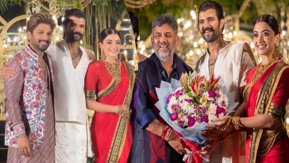 Rashmika Mandanna & Vijay Deverakonda Hyderabad Reception: Star-Studded Night at Taj Krishna