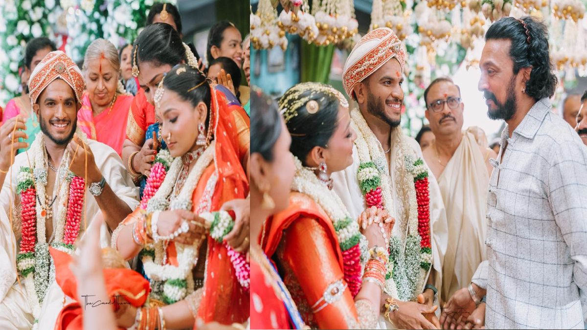 Punjab Kings Pacer Vyshak Vijaykumar Marries Longtime Partner Sagarika in Bengaluru