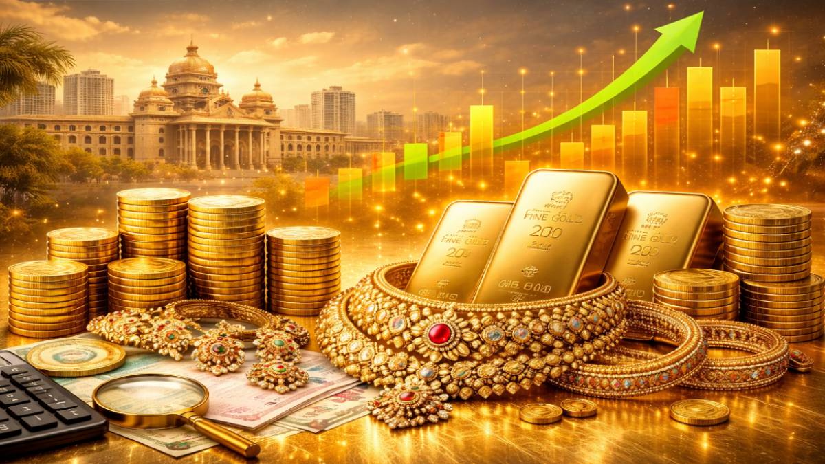ಮತ್ತೆ ಏರಿದ ಚಿನ್ನದ ದರ - ಇಂದು ಸಿಲಿಕಾನ್ ಸಿಟಿಯಲ್ಲಿ 10 ಗ್ರಾಂ ಬಂಗಾರದ ಬೆಲೆ ಎಷ್ಟು ಗೊತ್ತಾ?