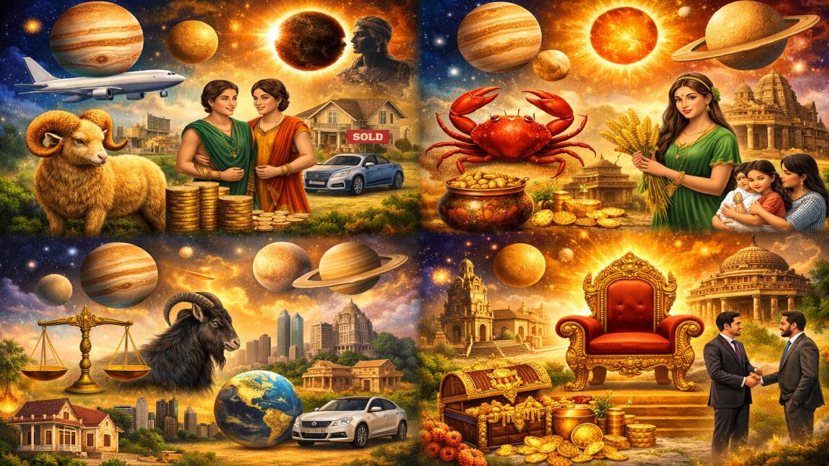 ಯುಗಾದಿಯ ಬಳಿಕ ಮುಟ್ಟಿದ್ದೆಲ್ಲಾ ಚಿನ್ನವಾಗುವ ಸಮಯ - ಎರಡು ತಿಂಗಳು ಈ 6 ರಾಶಿಗೆ ಒಲಿಯಲಿದೆ ಬಾರಿ ಅದೃಷ್ಟ!!