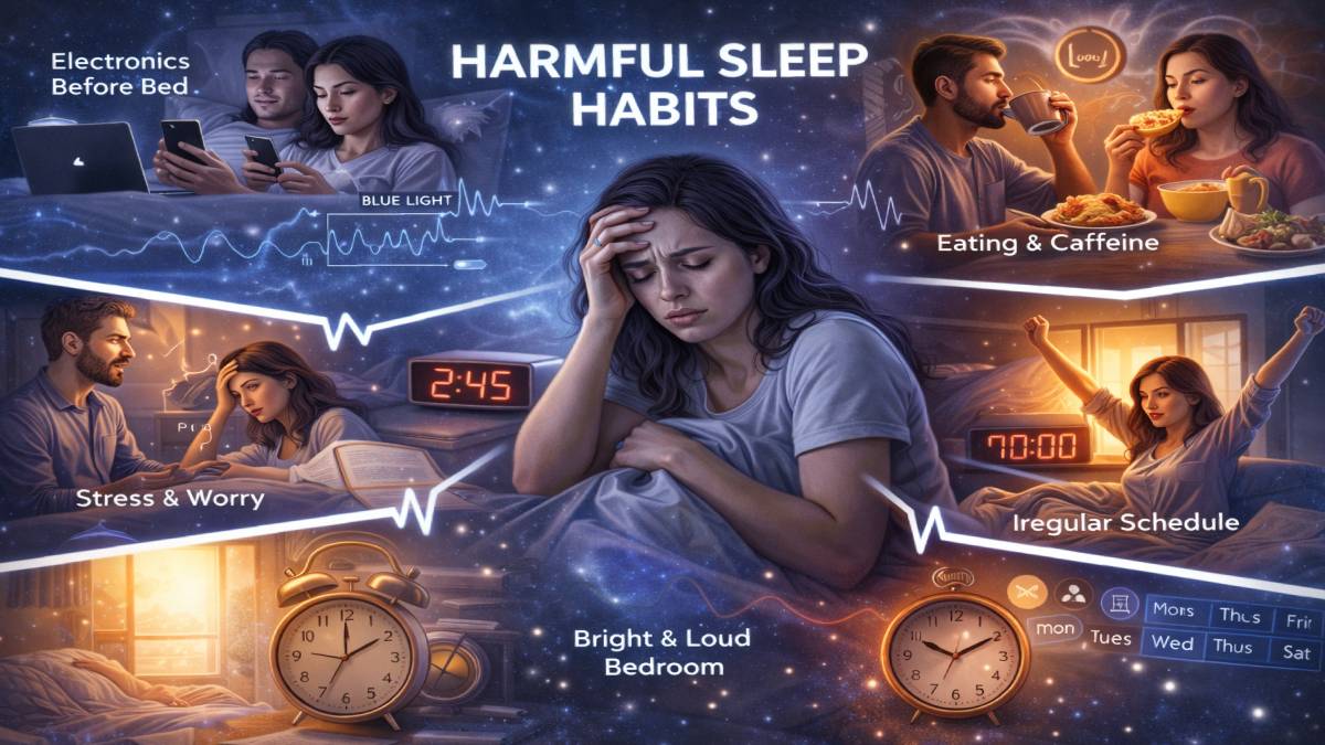 ನಿಮ್ಮ ರಾತ್ರಿ ನಿದ್ರೆಯನ್ನು ಹಾಳುಮಾಡುವ ಆರು ಅಭ್ಯಾಸಗಳು - ಇಂದೇ ಬಿಟ್ಟುಬಿಡಿ, ಇಲ್ಲಾಂದ್ರೆ ಕಷ್ಟ ಆಗುತ್ತೆ ನೋಡಿ!!