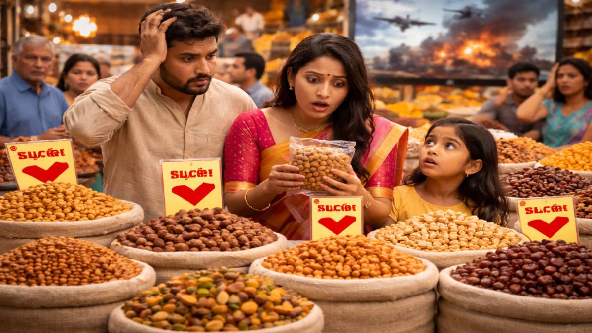 ಇರಾನ್ ಯುದ್ಧದ ಹೊಡೆತ – ಹಬ್ಬದ ಹೊತ್ತಲ್ಲೇ ಡ್ರೈಫ್ರೂಟ್ ದರ ಏರಿಕೆ, ಬೆಲೆಯ ಏರಿಕೆ ಕಂಡು ಶಾಕ್ ಆದ ಜನರು!!