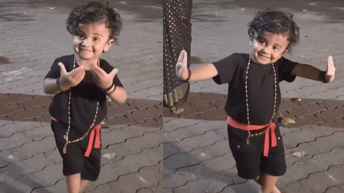 ಭಕ್ತಿಗೆ ಇಲ್ಲ ವಯಸ್ಸಿನ ಹಂಗು - ನೃತ್ಯದ ಪ್ರತಿ ಹೆಜ್ಜೆಯಲ್ಲೂ ದೇವರನ್ನು ಕಂಡ ಪುಟಾಣಿ ಭಕ್ತ!! ವಿಡಿಯೋ;