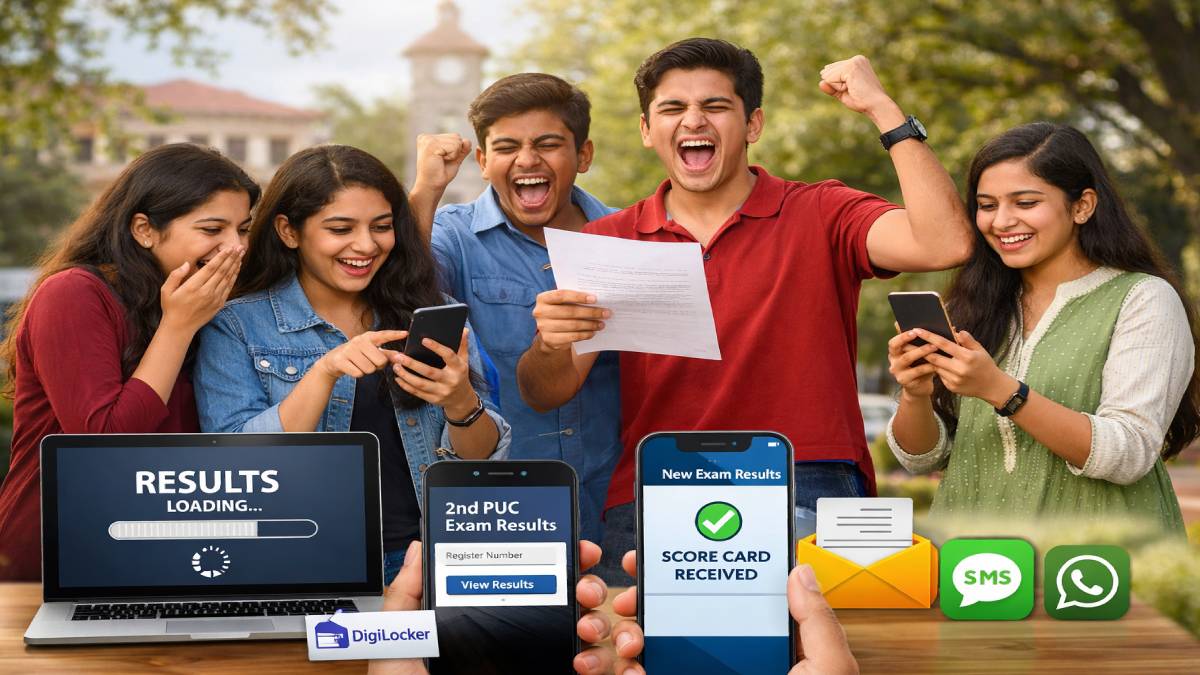 ದ್ವಿತೀಯ ಪಿಯುಸಿ ಫಲಿತಾಂಶ 2026: ಲಿಂಕ್‌ಗಳು ಇಲ್ಲಿವೆ!!
