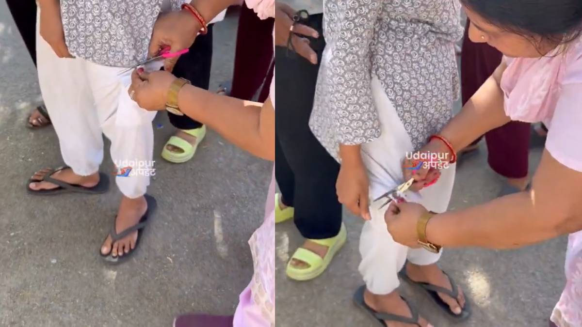 ವಿದ್ಯಾರ್ಥಿನಿಯರ ಮರ್ಯಾದೆ ಜೊತೆ ಚೆಲ್ಲಾಟವಾ? ಬಟ್ಟೆಯ ಗುಂಡಿ, ತೋಳುಗಳಿಗೂ ಬಿತ್ತು ಕತ್ತರಿ - ವಿಡಿಯೋ ವೈರಲ್!!