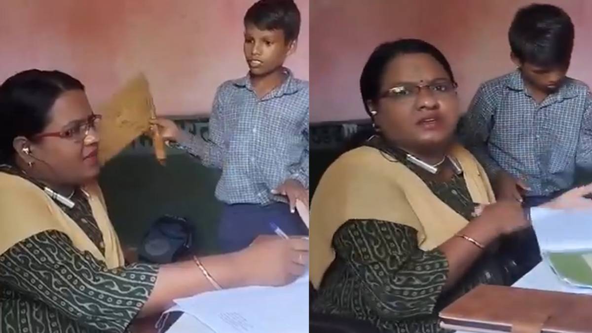 ಗುರು ಶಿಷ್ಯರ ಪವಿತ್ರ ಸಂಬಂಧಕ್ಕೆ ಕಪ್ಪು ಚುಕ್ಕೆ - ಸ್ಟೂಡೆಂಟ್‌ನಿಂದ ಗಾಳಿ ಹೊಡೆಸಿಕೊಂಡು ಮ್ಯೂಸಿಕ್ ಕೇಳ್ತಿರೋ ಮೇಡಂ!! ವಿಡಿಯೋ;