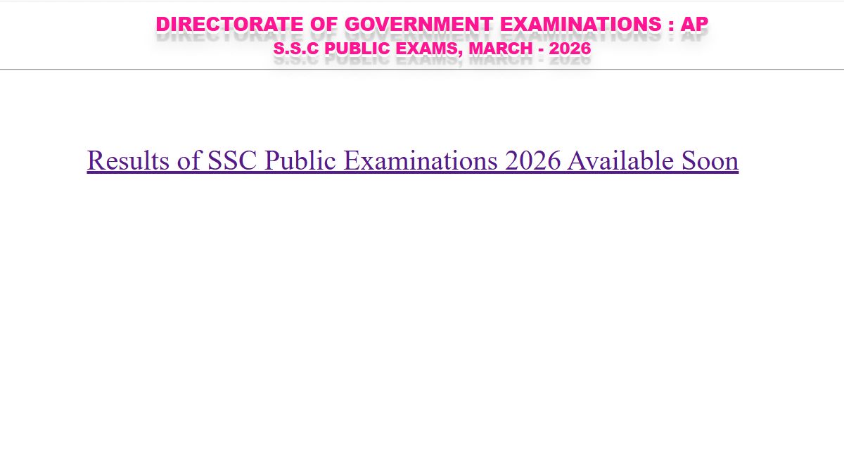 AP SSC Result 2026 Date & Time: BSEAP Class 10 Results Releasing on April 30