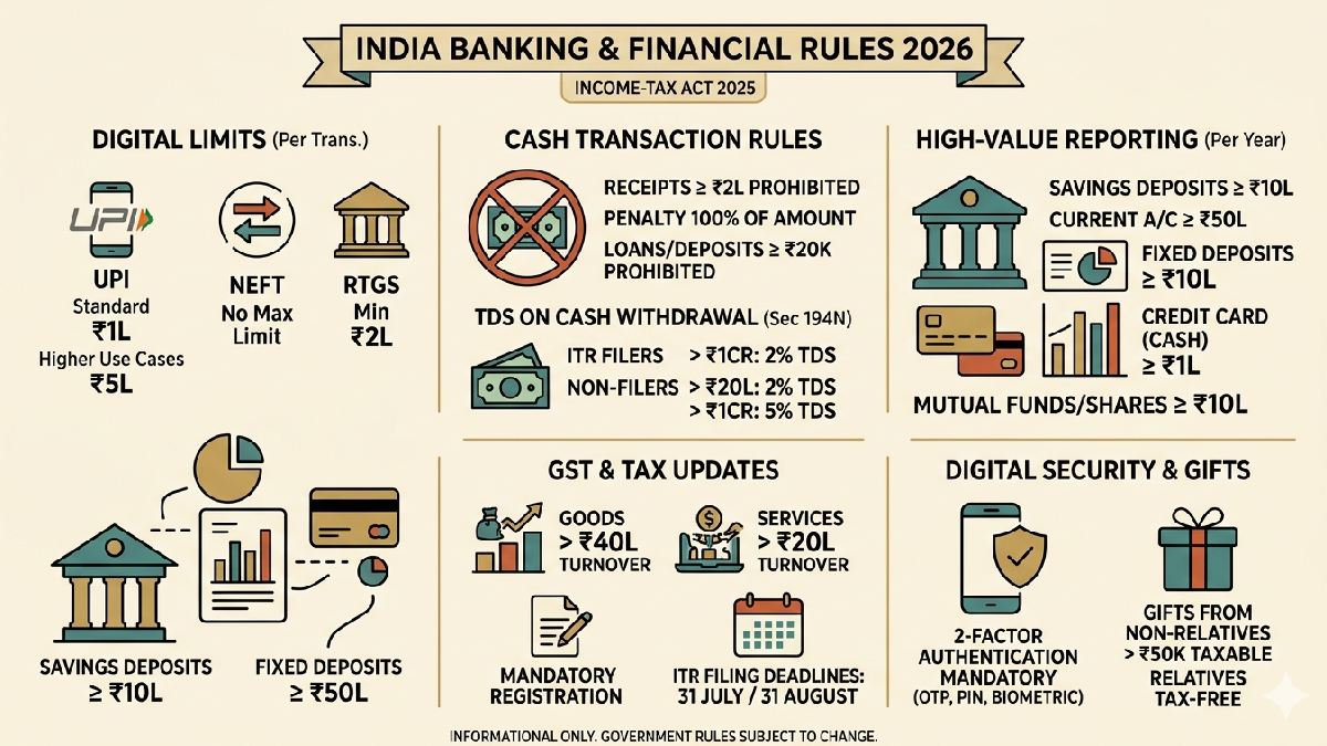 In India (2026) Complete Guide to Banking and Financial Rules