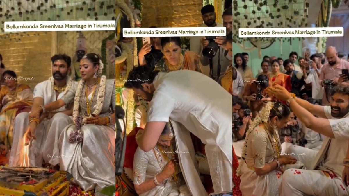 Bellamkonda Sai Srinivas Wedding: Tollywood Actor Marries in Tirumala