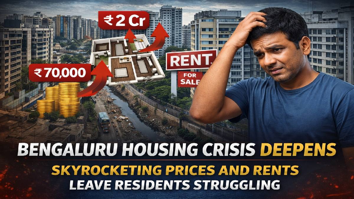 Bengaluru Housing Crisis Deepens: Skyrocketing Prices and Rents Leave Residents Struggling