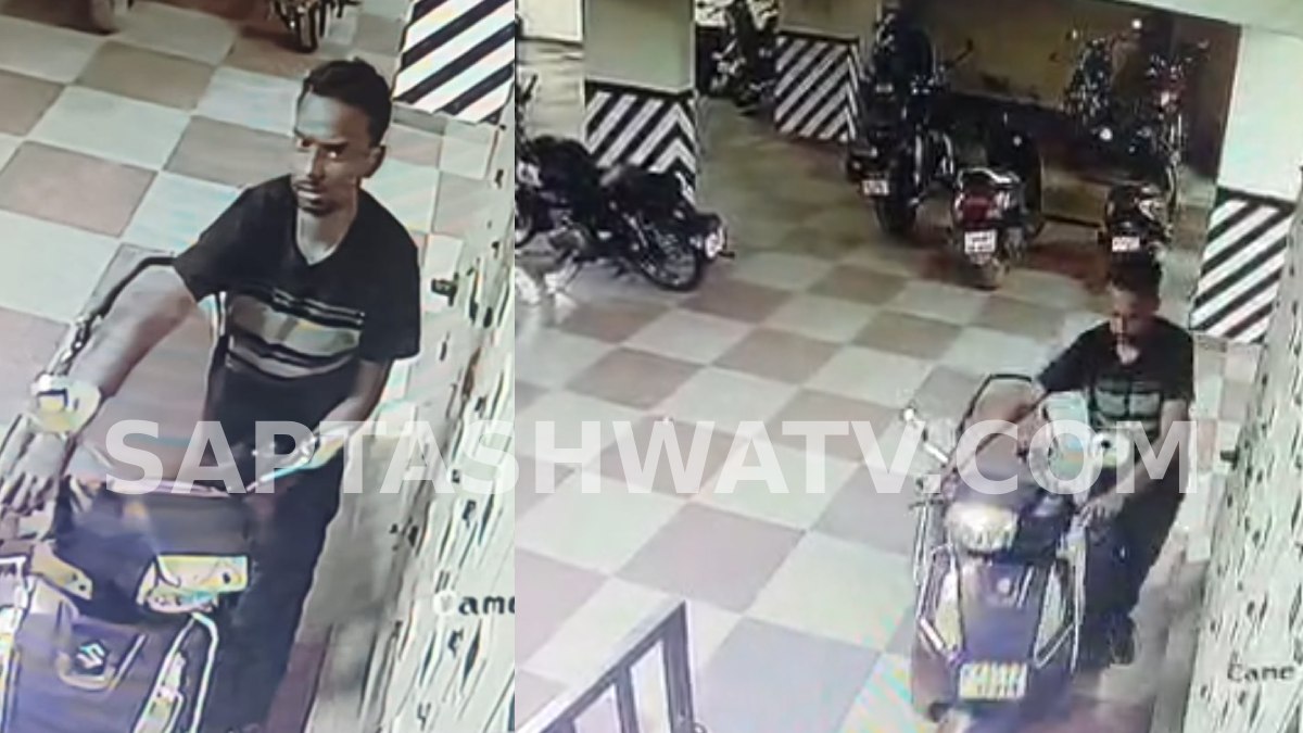 Bengaluru Bike Theft: Motorcycle Stolen in Electronic City, CCTV Captures Incident