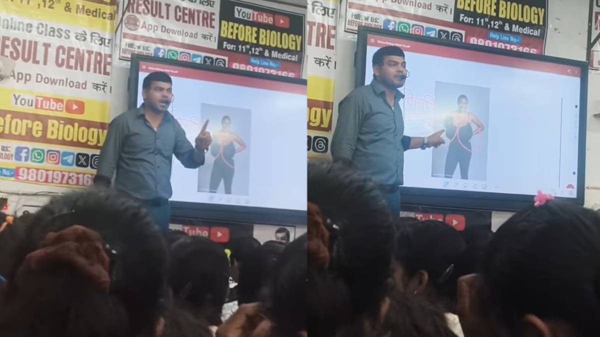 ಸ್ತನ ಕ್ಯಾನ್ಸರ್ ಪಾಠ – ಹುಡುಗಿಯರ ಮುಜುಗರ, ಹುಡುಗರ ತಮಾಷೆ!! | Photo Credit: https://x.com/premkumarcbn01