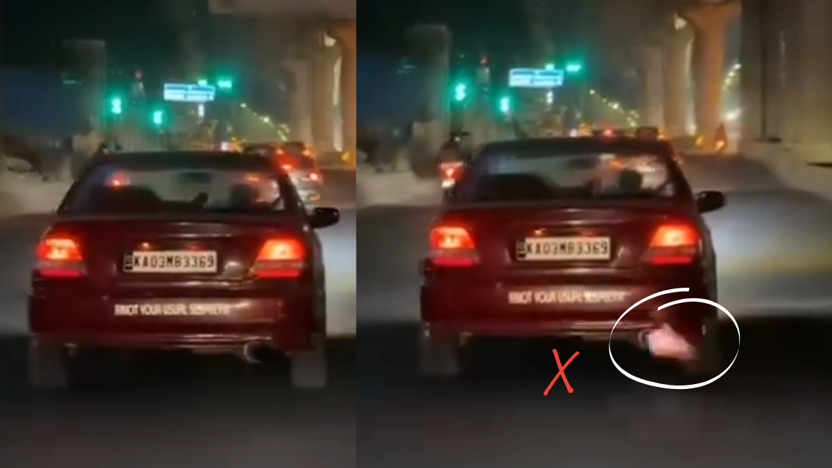 ಬೆಂಗಳೂರಿನಲ್ಲಿ ಬೆಂಕಿ ಉಗುಳಿದ ಕಾರ್ - ಜಯದೇವ ಆಸ್ಪತ್ರೆ ರಸ್ತೆಯಲ್ಲಿ ನಡೆದ ಭೀಕರ ಪುಂಡಾಟಿಕೆ!!