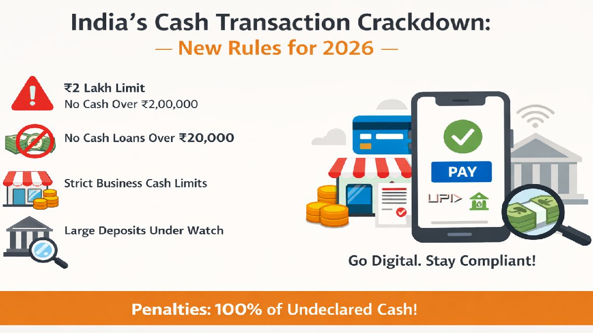 India’s Cash Transaction Crackdown: New Rules Which You Can’t Ignore in 2026