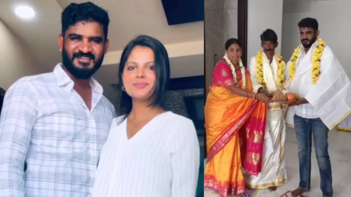 ಗೃಹಪ್ರವೇಶದಲ್ಲಿ ಭಾವಿ ಪತ್ನಿ ಜೊತೆ ಮಿಂಚಿದ ಕಾಮಿಡಿ ಕಿಂಗ್ ಚಿಕ್ಕಣ್ಣ!!