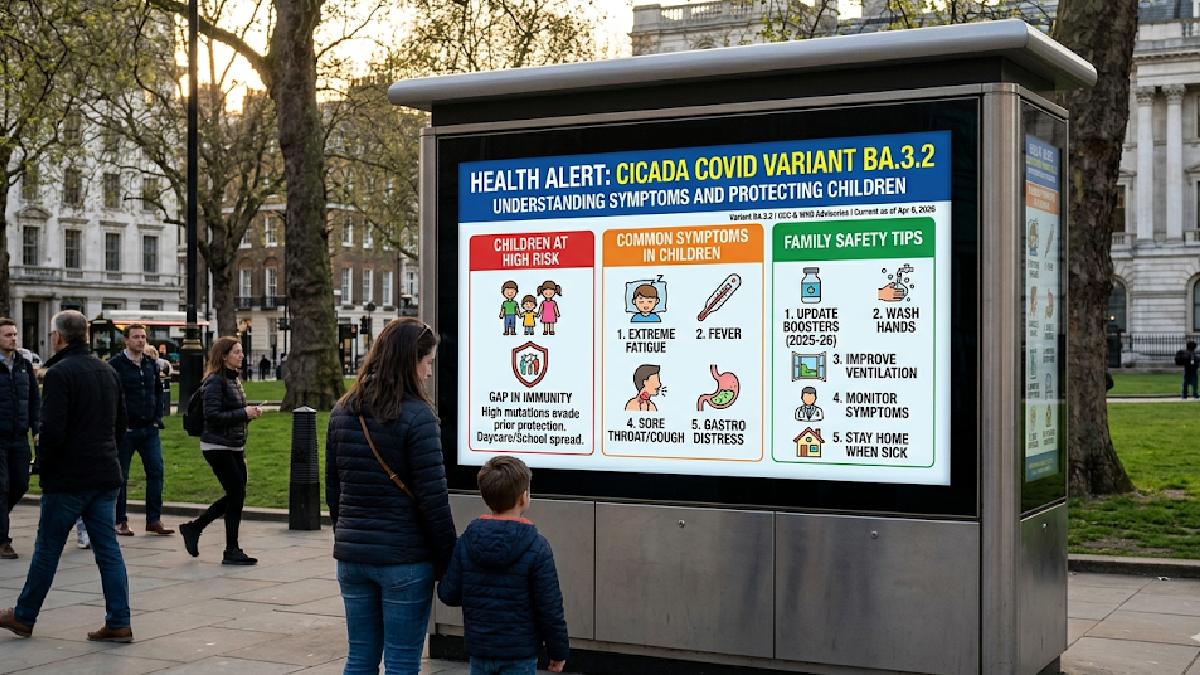 Cicada COVID Variant BA.3.2: Symptoms & Risks for Children