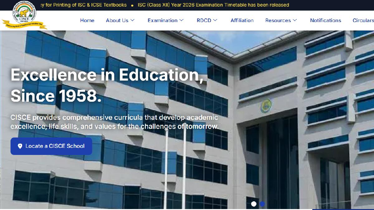 ICSE, ISC Results 2026 Declared: CISCE Class 10 and 12 Scorecards Available at cisce.org
