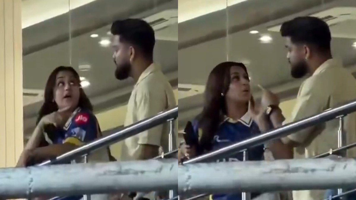 Viral Couple Moment at KKR vs LSG Match: Wife Walks Away, Returns After Cute Argument in Stands