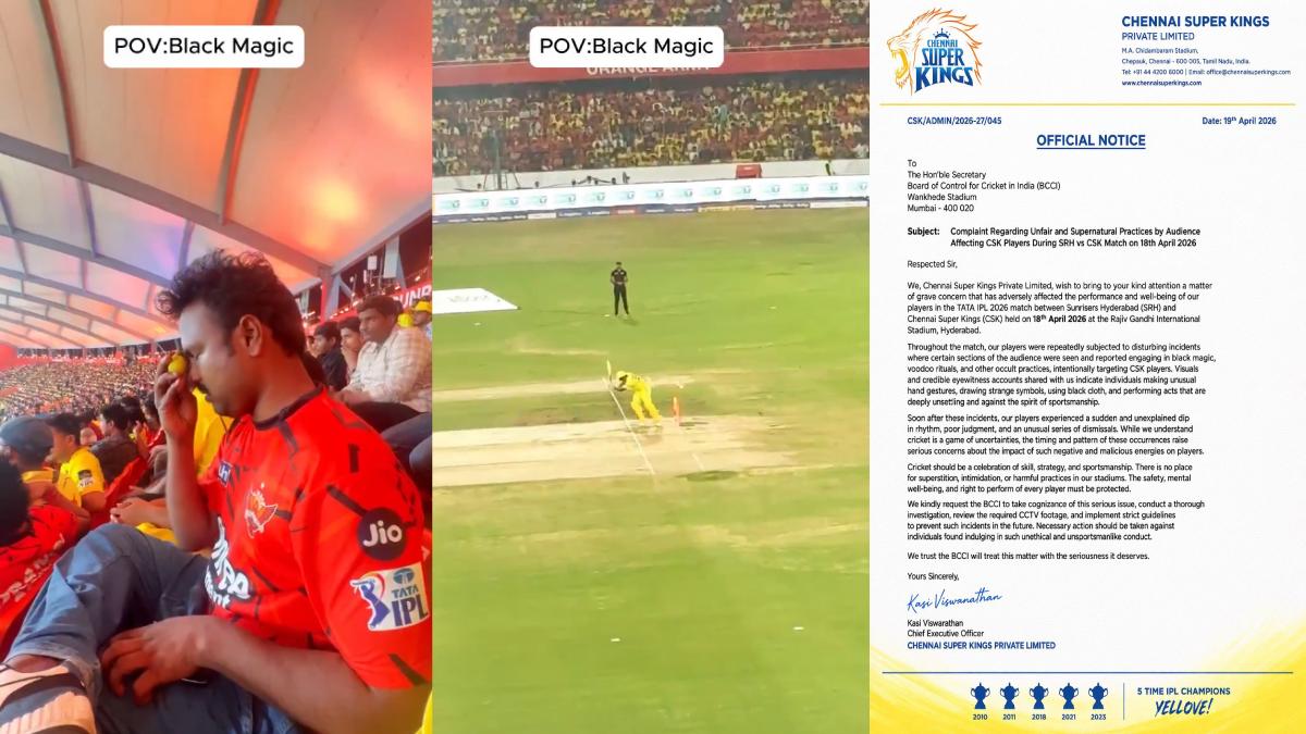 IPL 2026: SRH vs CSK ‘Black Magic’ Viral Video | Photo Credit: https://x.com/yathnalabhimani