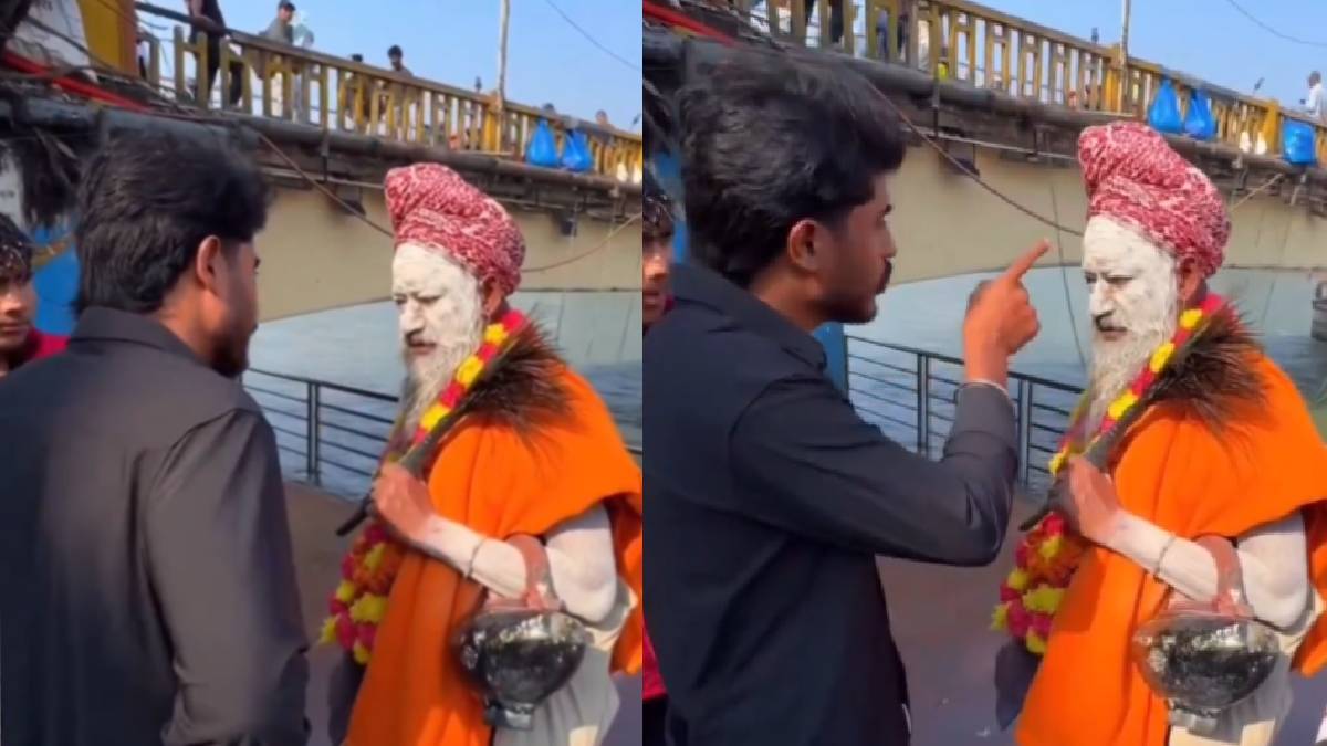 Baba Found Drunk Near Bathing Women, Local Youth Confronts and Stops Him