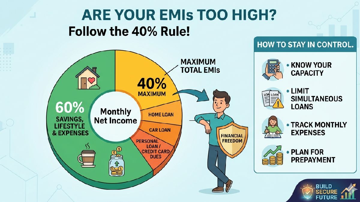 Are Your EMIs Too High? Follow the 40% Rule Before It’s Too Late