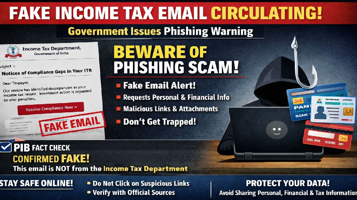 Fake Income Tax Email Circulating: Government Issues Phishing Warning