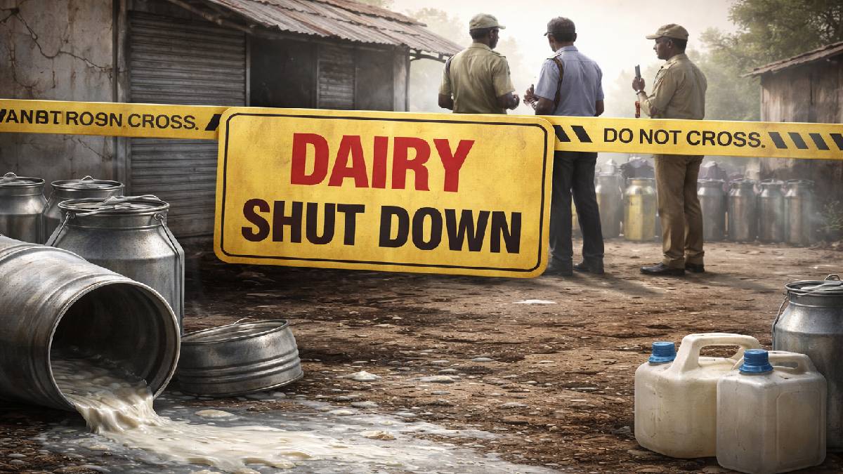 Fake Milk Scandal in Kolar: Eighteen Dairies Shut Down by Authorities