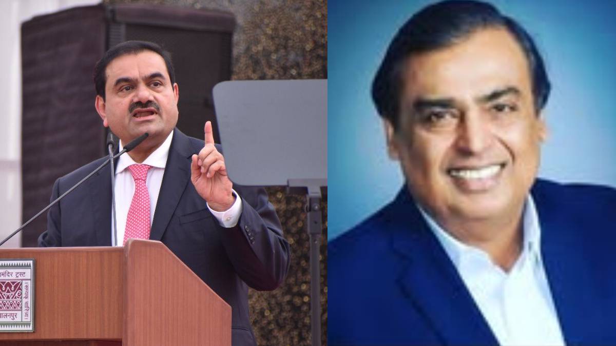 ಅಂಬಾನಿ ಔಟ್, ಅದಾನಿ ಇನ್ | Photo Credit: gautam_adani/media | mukeshambani304/