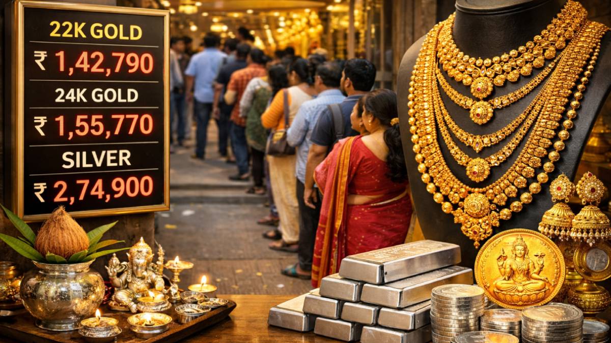 ಅಕ್ಷಯ ತೃತೀಯದ ‘ಬಂಗಾರದ’ ಹಬ್ಬ - ರೇಟ್ ಕೇಳಿದ್ರೆ ಶಾಕ್, ಆದ್ರೂ ಮುಗಿಯದ ಕ್ರೇಜ್! ಇಂದಿನ ಬೆಲೆ ಹೀಗಿದೆ ನೋಡಿ;