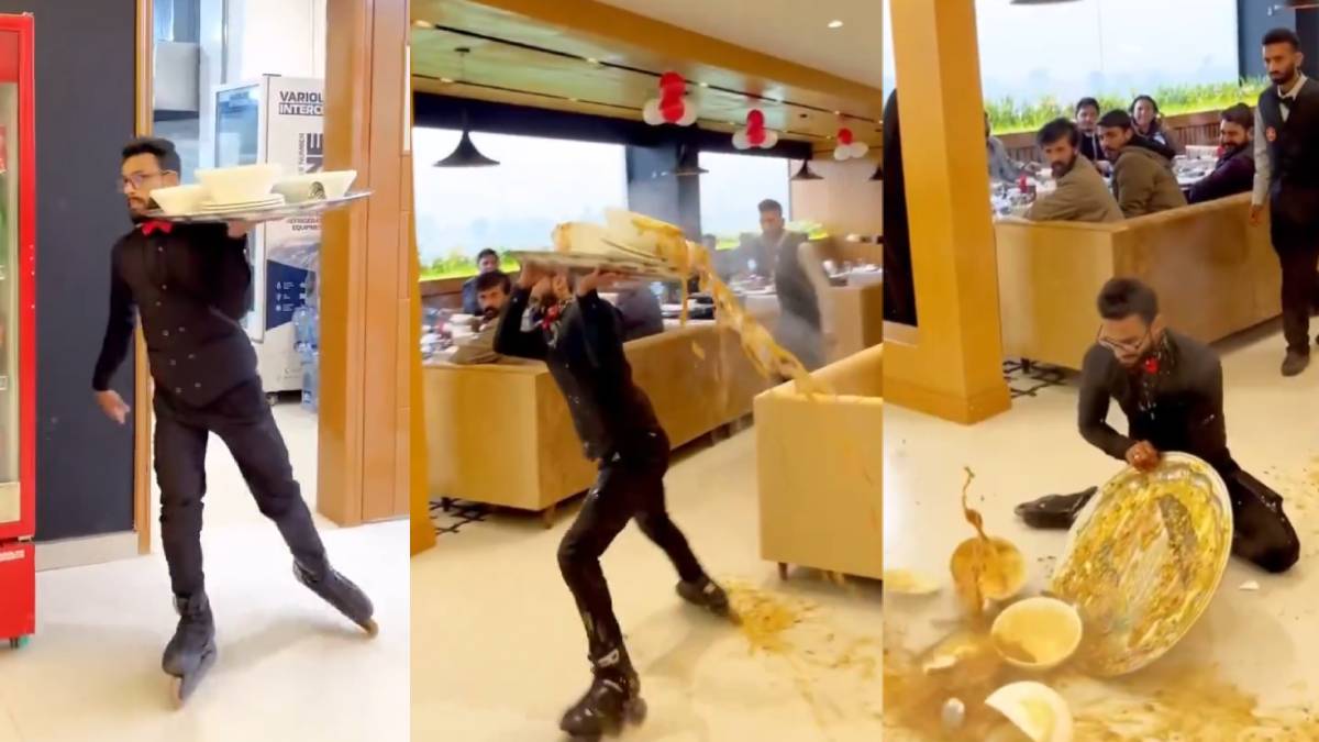 ಶೋ ತೋರಿಸೋಕೆ ಹೋಗಿ ಮೈ ಸುಟ್ಟುಕೊಂಡ ಈ ವೇಟರ್ - 80 ಕೋಟಿ ಜನ ನೋಡಿದ ಭೀಕರ ವೈರಲ್ ವಿಡಿಯೋ ಇಲ್ಲಿದೆ!!