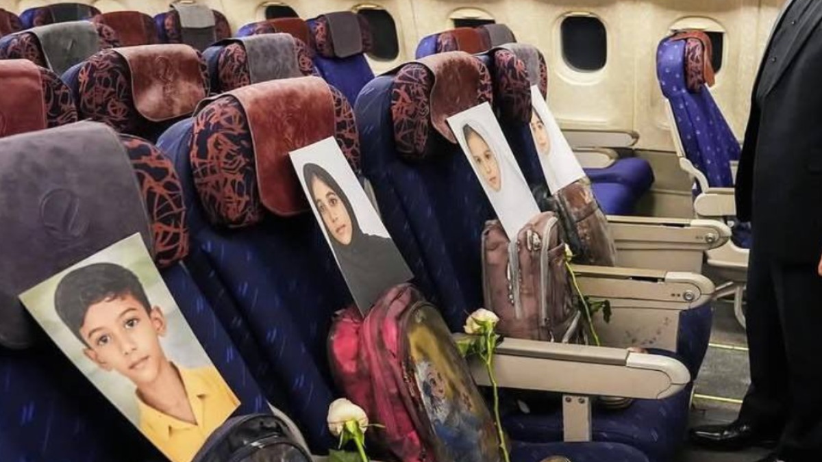 Iranian Delegation Pays Emotional Tribute to Children Killed in Minab | Photo Credit: https://x.com/AdityaRajKaul