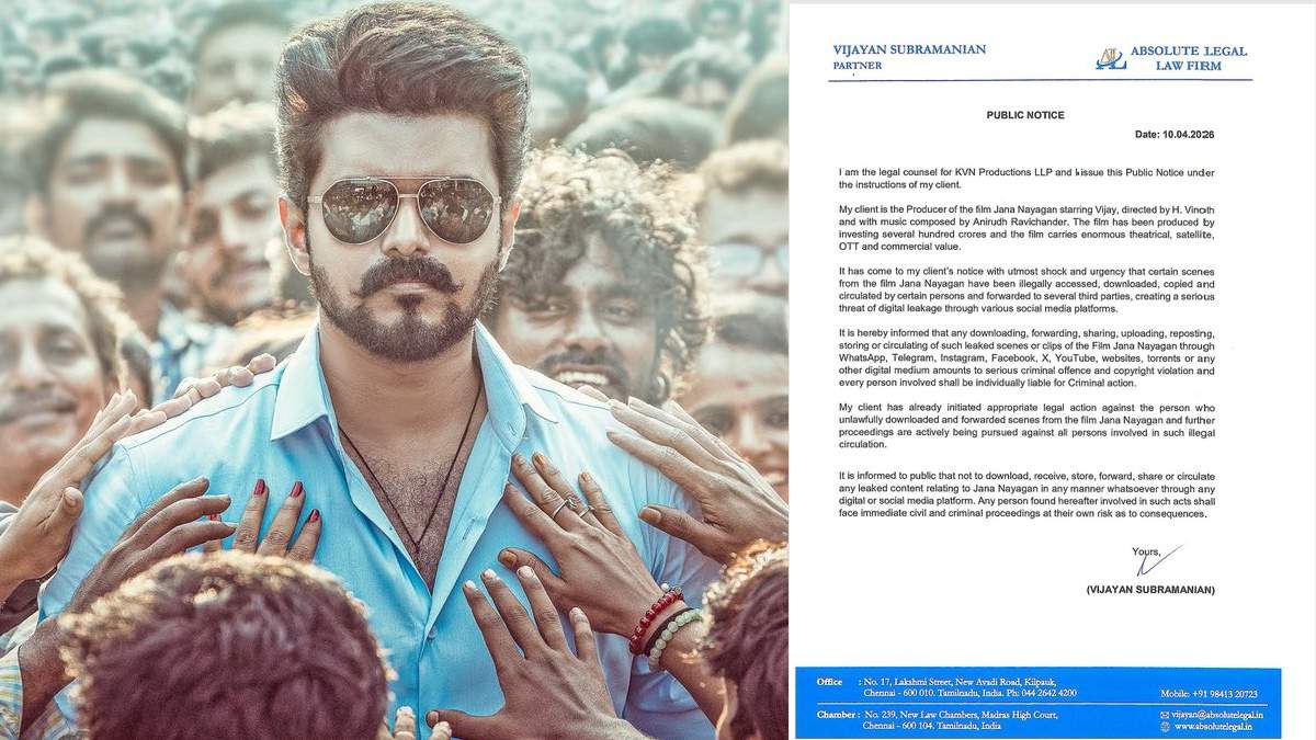 Vijay’s Jana Nayagan Leak: Makers Take Legal Action Over Pirated Clips Before Release