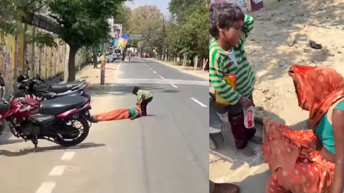 Kanpur Viral Video: Barefoot Boy Saves Mother While Bystanders Just Filmed