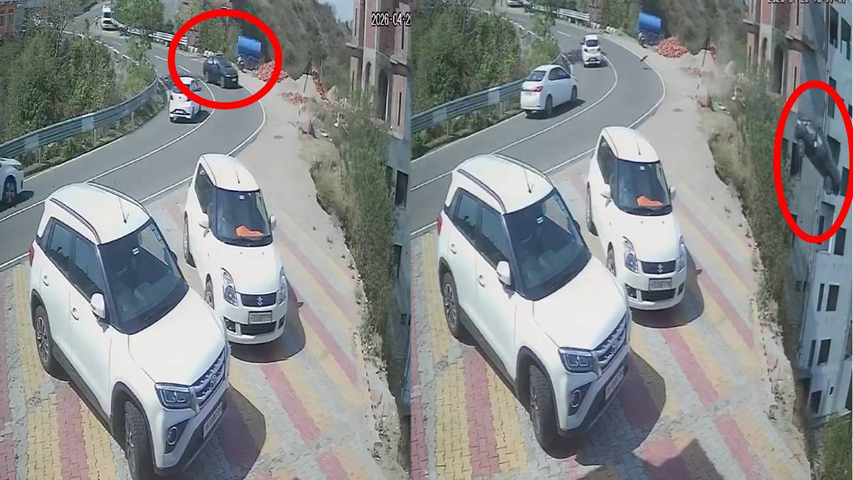 ದೇವಿಯ ದರ್ಶನ ಮುಗಿಸಿ ಬರುವಾಗ ಮೃತ್ಯು ರೂಪದಲ್ಲಿ ಬಂದ ಟೈರ್ ಸ್ಫೋಟ - ಭಯಾನಕವಾಗಿ ಕಂದಕಕ್ಕೆ ಬಿದ್ದ ಕಾರು!!