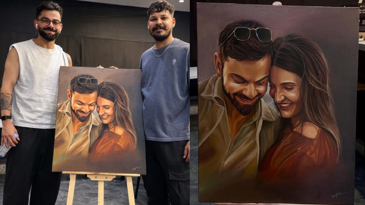 Virat Kohli’s Hand‑Drawn Portrait from Manoj Laddha