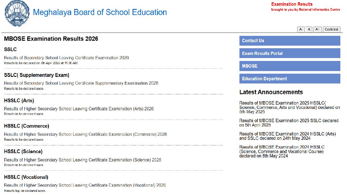 MBOSE SSLC Result 2026 Today: Meghalaya Board Class 10 Results at 11 AM; How to Download Scorecard