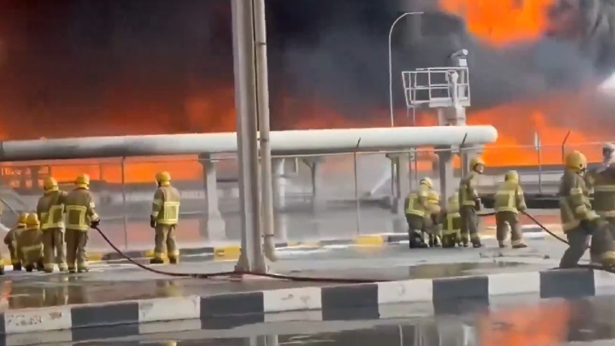 Iranian Drones Strike Kuwait’s Mina Al-Ahmadi Refinery; Fires Erupt at Key Oil Hub