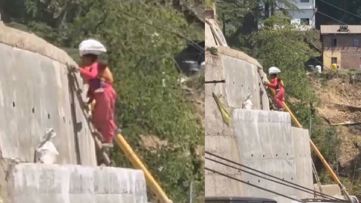 ಕುತ್ತಿಗೆಯ ಮೇಲೆ ಭಾರ, ಬೆನ್ನ ಮೇಲೆ ಮಗು - ವೈರಲ್ ವಿಡಿಯೋದಲ್ಲಿ ಕಂಡ ಈ 'ವೀರನಾರಿ'ಯ ತಪಸ್ಸಿಗೆ ಜಗತ್ತೇ ಫಿದಾ!!