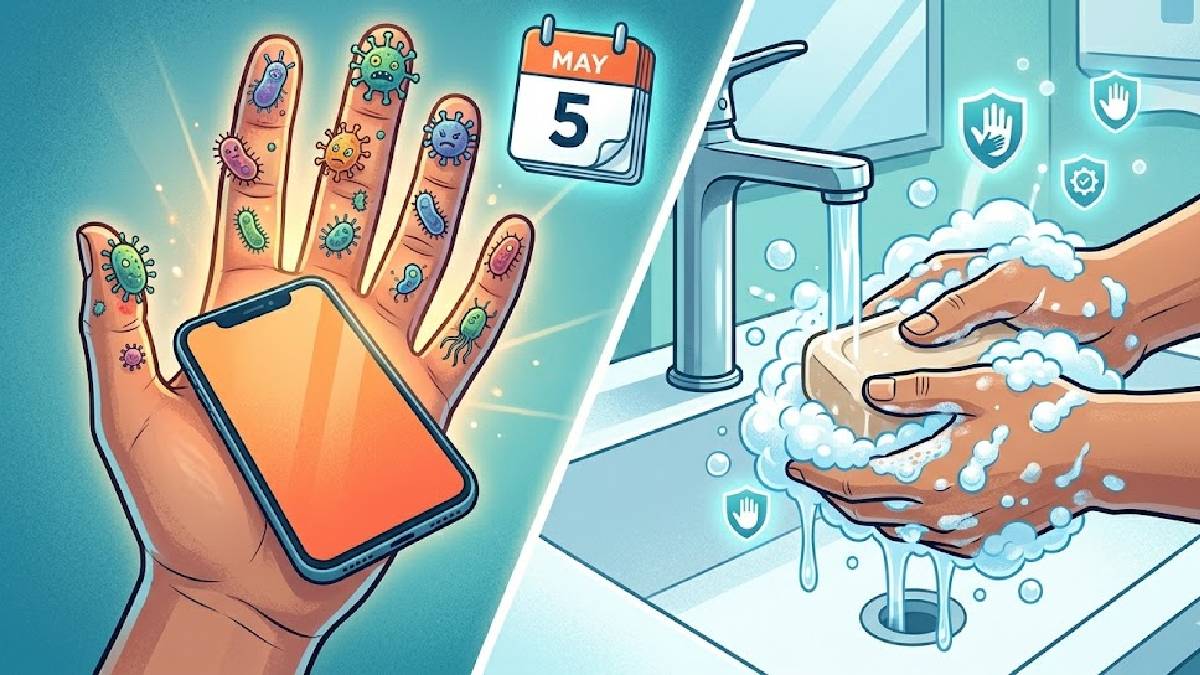 ಮೇ 5ರಂದೇ 'ವರ್ಲ್ಡ್ ಹ್ಯಾಂಡ್ ಹೈಜೀನ್ ಡೇ' - ಇಲ್ಲಿದೆ ನೋಡಿ ನಿಮ್ಮ ಬೆರಳುಗಳ ರಹಸ್ಯ!!