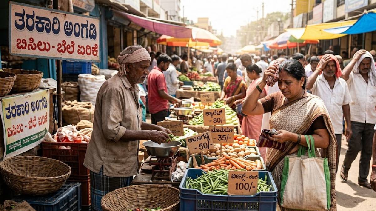 ನೂರರ ಗಡಿ ದಾಟಿದ ಬೀನ್ಸ್ | Photo Credit: AI