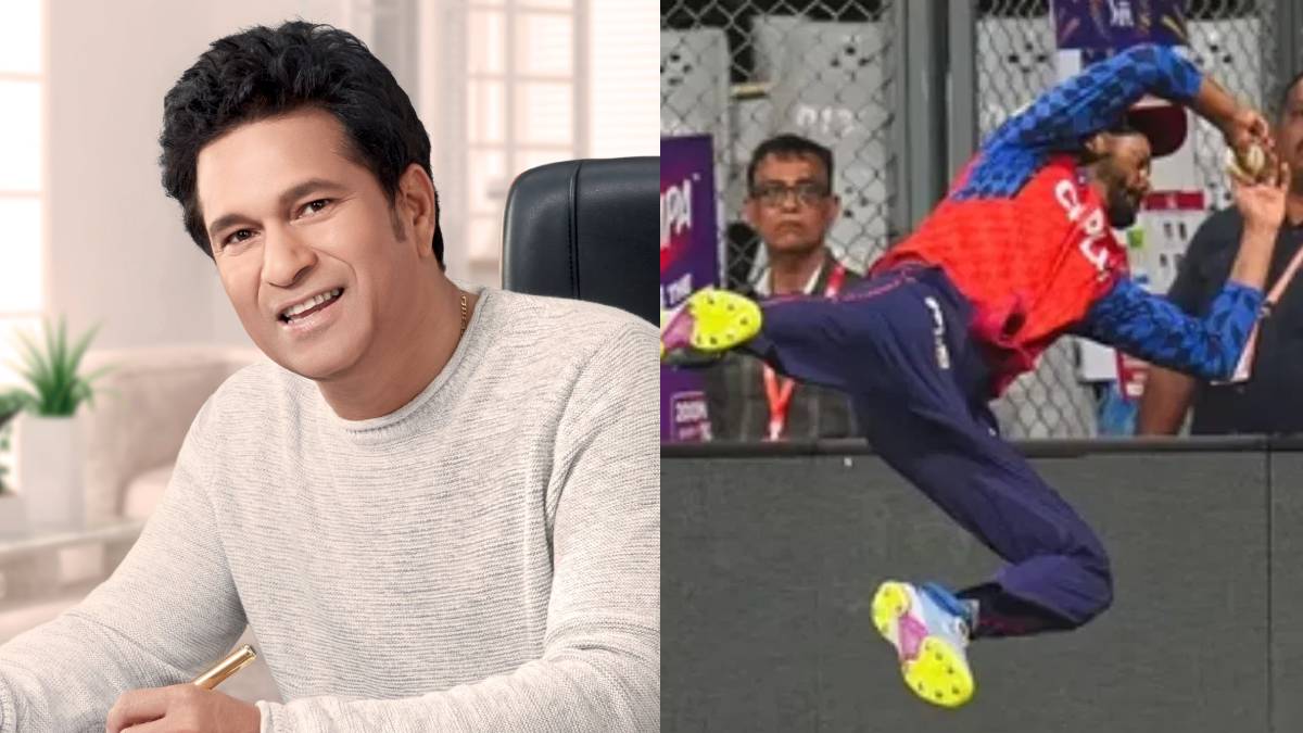 ಹಕ್ಕಿಯಂತೆ ಹಾರಿ ಬೌಂಡರಿ ಲೈನ್‌ನಲ್ಲಿ ಶ್ರೇಯಸ್ ತೋರಿಸಿದ ಮ್ಯಾಜಿಕ್